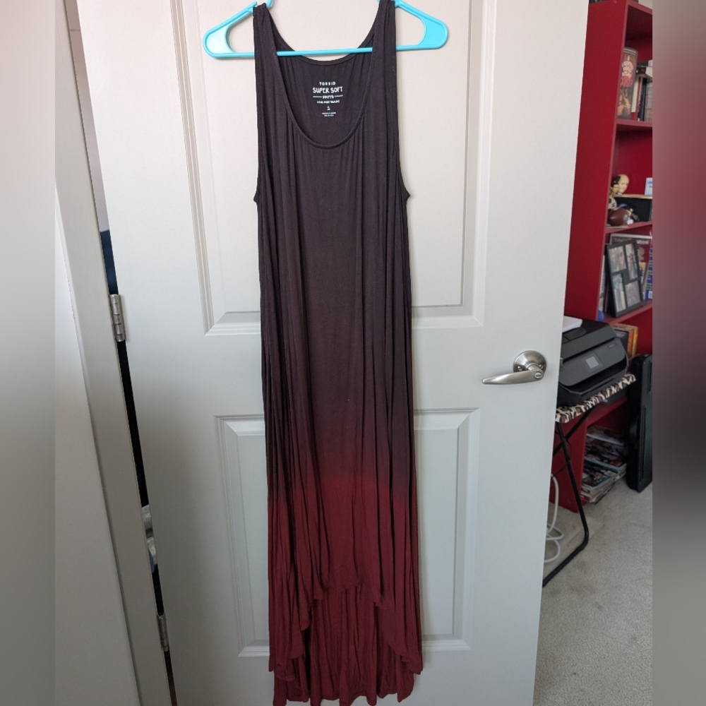 Torrid Chic Ombre Sleeveless Maxi Dress